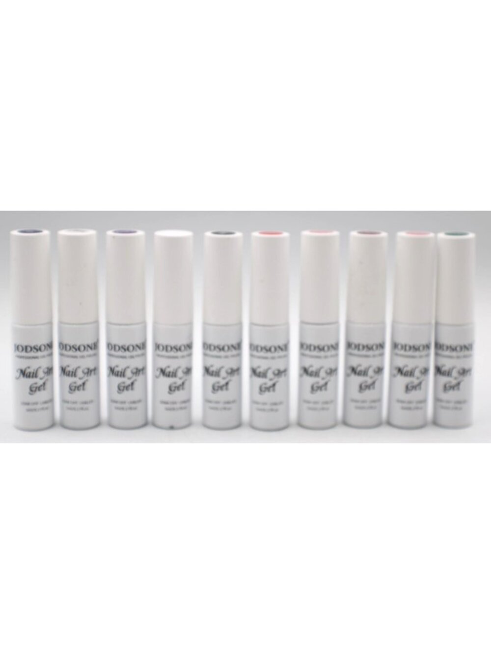 Lot 10 Jodsone Nail Art Gel Polish UV LED Light Assorted Colors Soak-Off .17 oz
